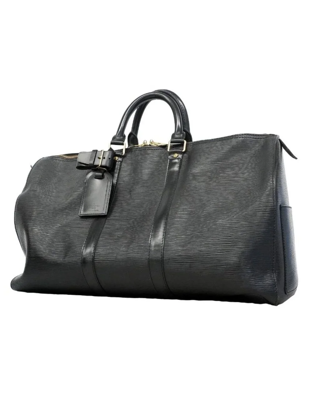 Louis Vuitton Boston Bag Epi Keepall 45 Noir